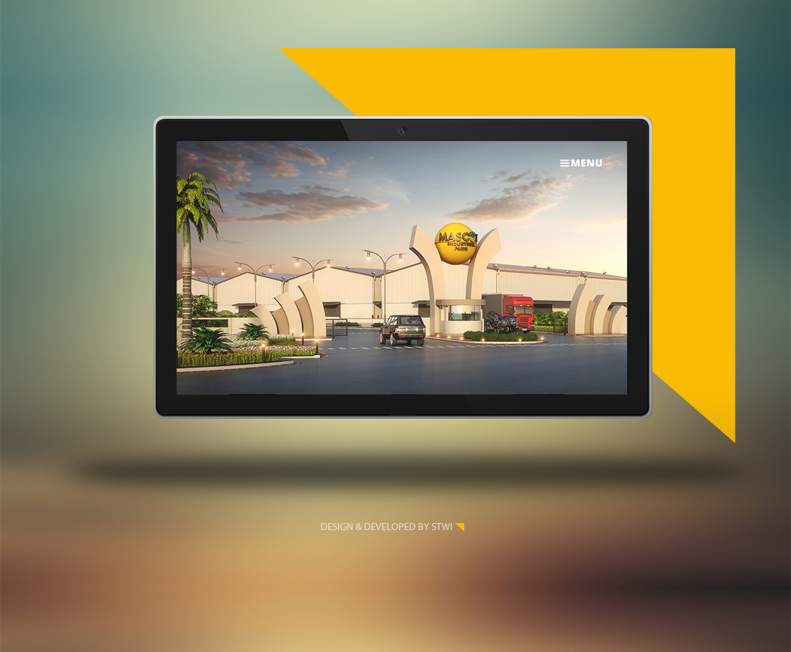 Website Design for Mascot Industrial Park Kadi
